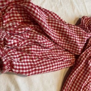 Old Navy Gingham Off the shoulder top